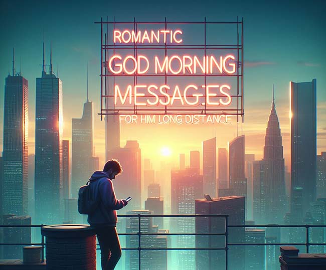 romantic good morning messages for him
